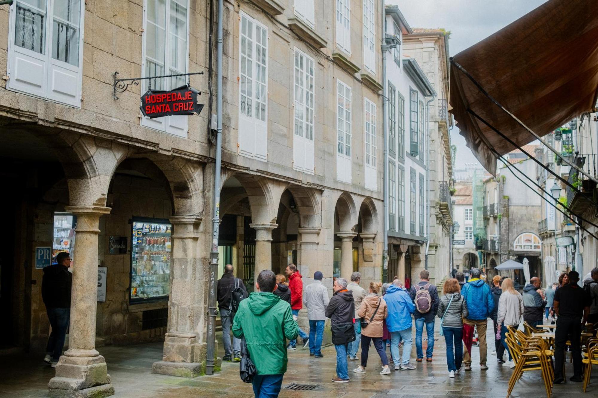 Hostal Santa Cruz Santiago de Compostela Exteriör bild