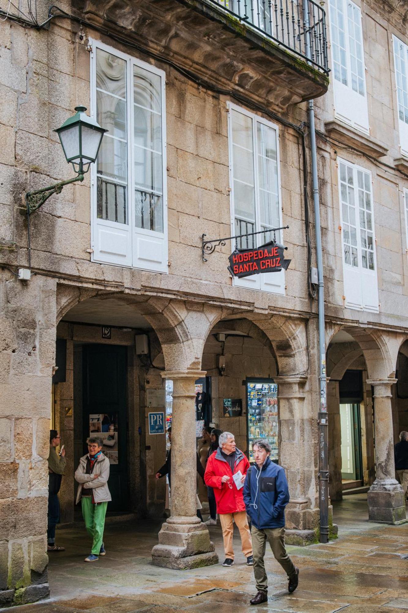 Hostal Santa Cruz Santiago de Compostela Exteriör bild